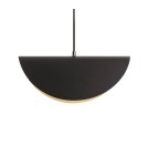 Abruzzo Lampa Wisząca Czarno-złota 40cm E27 Sessanta ABR-LW-SES