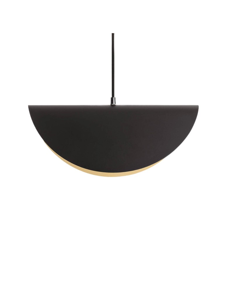 Abruzzo Lampa Wisząca Czarno-złota 40cm E27 Sessanta ABR-LW-SES