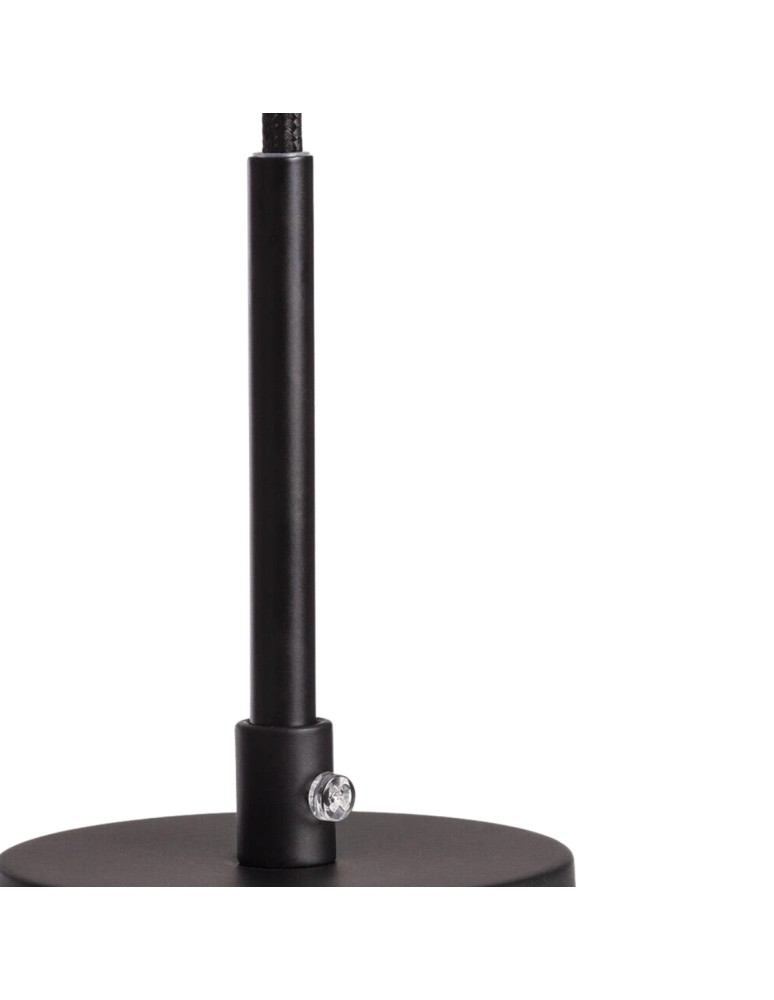 Abruzzo Lampa Wisząca Szklana Czarna Ø30cm E27 Culaccino ABR-LWS-CUC-C