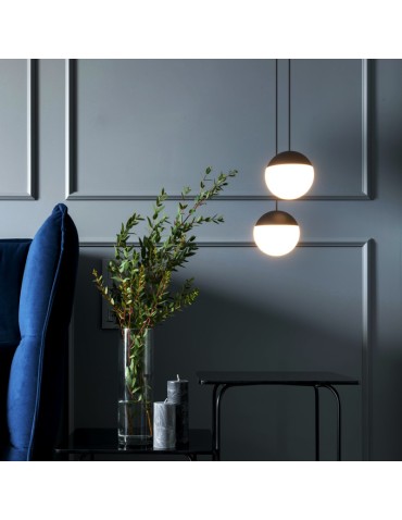 Abruzzo Lampa Wisząca Metalowa Czarna 9W 2700K Mica ABR-LW-MIC-C - produkt 2