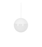 Pendant lamps - Abruzzo Metal Pendant Lamp White 9W 2700K Mica ABR-LW-MIC-B - product 1