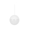 View Abruzzo Metal Pendant Lamp White 9W 2700K Mica ABR-LW-MIC-B