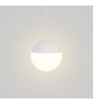 Abruzzo Lampa Wisząca Metalowa Biała 9W 2700K Mica ABR-LW-MIC-B