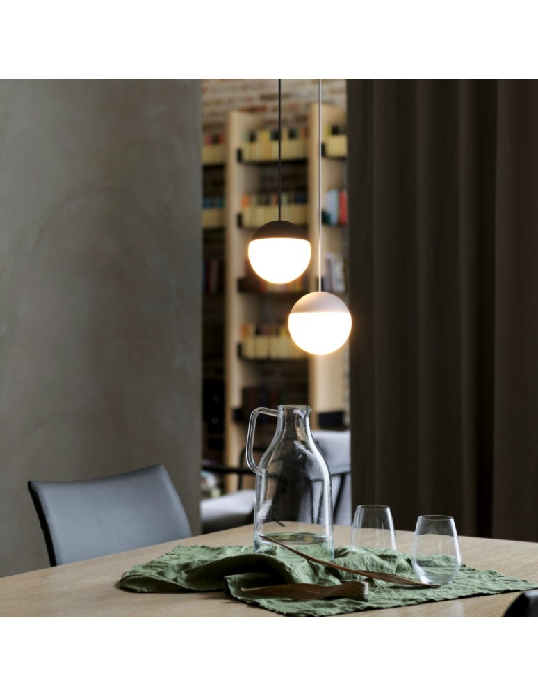 Pendant lamps - Abruzzo Metal Pendant Lamp White 9W 2700K Mica ABR-LW-MIC-B - product kolory-swiatla.pl 5