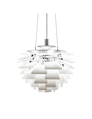 Abruzzo Lampa Wisząca Biała Ø72cm E27 Prospettiva ABR-LW-PRO-70-B