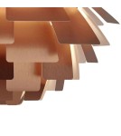 Abruzzo Lampa Wisząca Brąz Ø72cm E27 Prospettiva ABR-LW-PRO-70