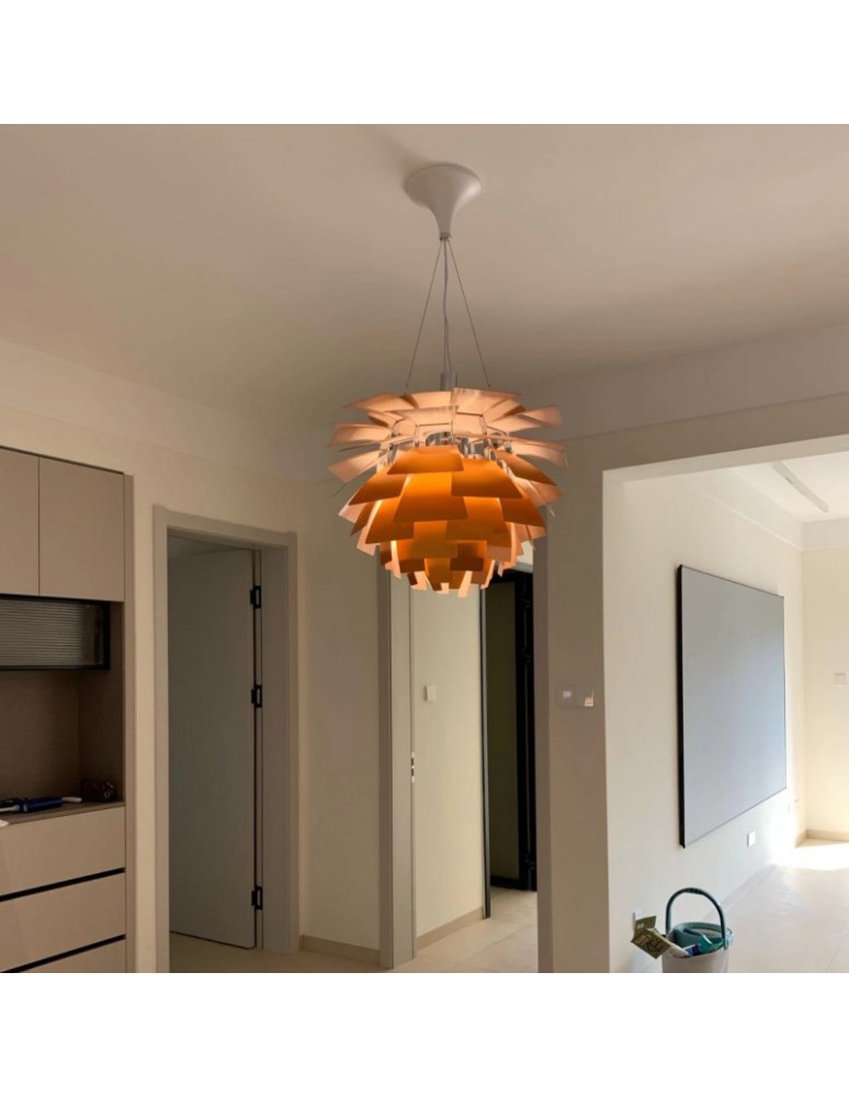 Abruzzo Lampa Wisząca Brąz Ø60cm E27 Prospettiva ABR-LW-PRO-60