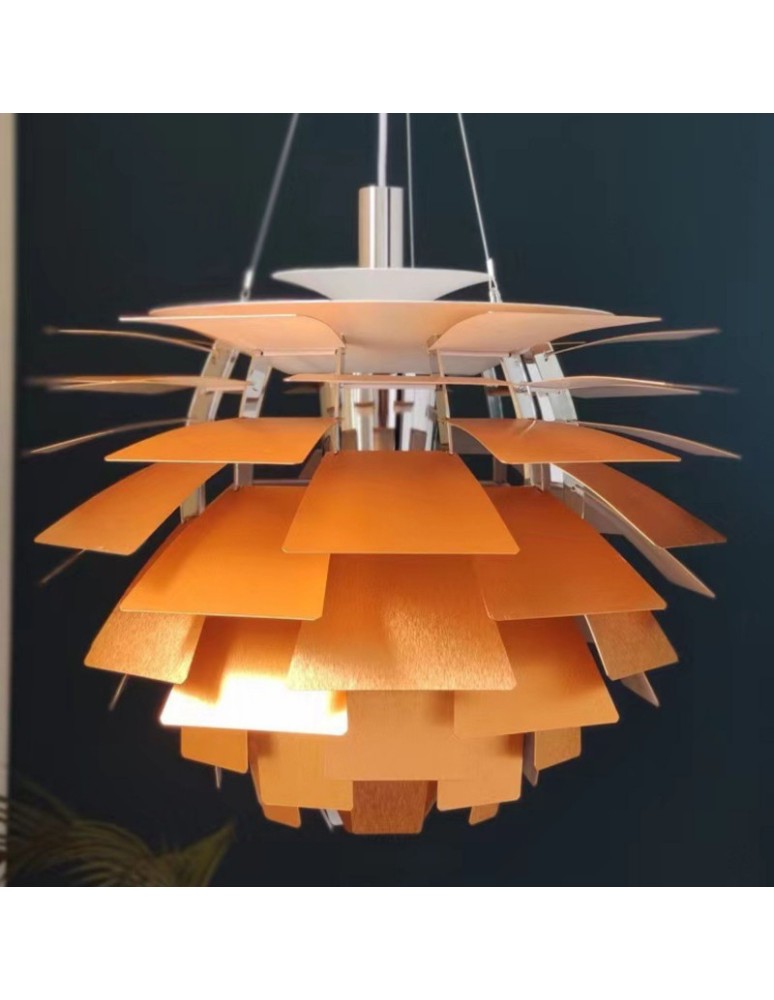Pendant lamps - Abruzzo Pendant Lamp Bronze Ø60cm E27 Prospettiva ABR-LW-PRO-60 - product kolory-swiatla.pl 4
