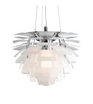 Abruzzo Lampa Wisząca Biała Ø60cm E27 Prospettiva ABR-LW-PRO-60-B