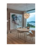 Abruzzo Lampa Wisząca Biała Ø60cm E27 Prospettiva ABR-LW-PRO-60-B