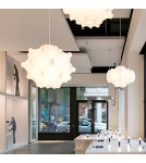 Abruzzo Lampa wisząca Biała Ø68cm L’appello ABR-LW-APP