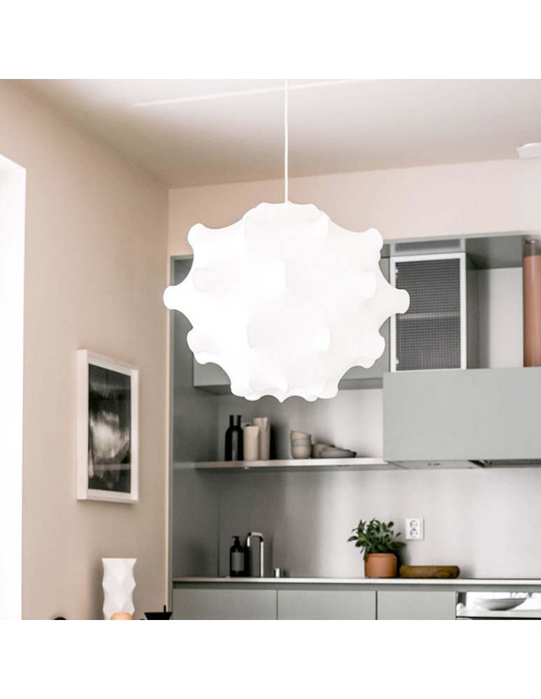 Abruzzo Lampa wisząca Biała Ø68cm L’appello ABR-LW-APP