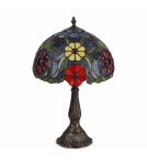 Abruzzo Lampa Stołowa Szklany Witraż E27 Capolavoro ABR-LS-CAPO1