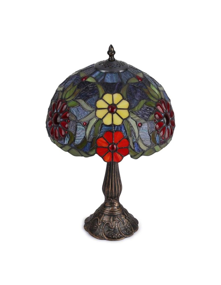 Abruzzo Lampa Stołowa Szklany Witraż E27 Capolavoro ABR-LS-CAPO1