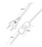 Abruzzo Lampa Stołowa Szklany Witraż E27 Capolavoro ABR-LS-CAPO1