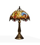 Abruzzo Lampa Stołowa Szklany Witraż E27 Capolavoro ABR-LS-CAPO2