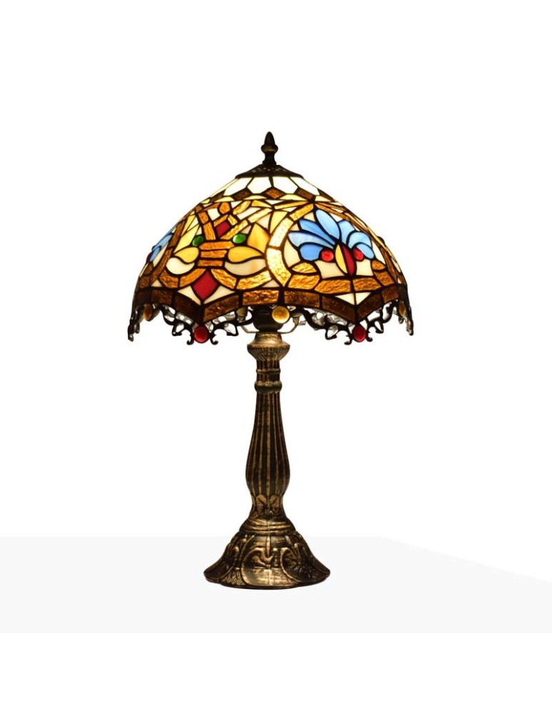 Table lamps - Abruzzo Stained Glass E27 Table Lamp Capolavoro ABR-LS-CAPO2 - product kolory-swiatla.pl 1