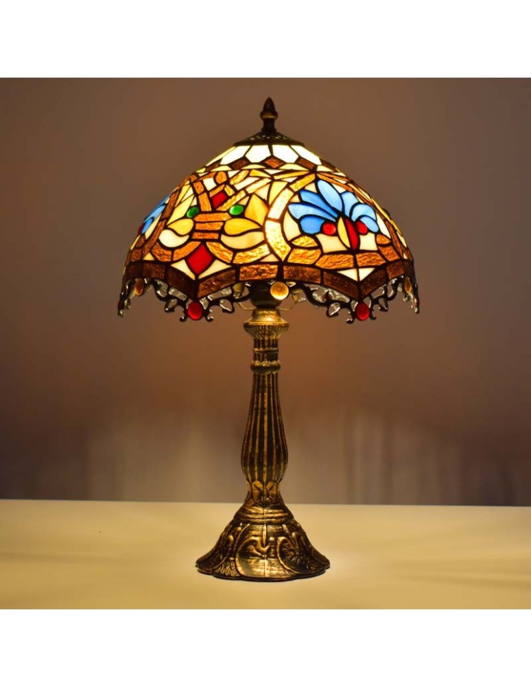 Table lamps - Abruzzo Stained Glass E27 Table Lamp Capolavoro ABR-LS-CAPO2 - product kolory-swiatla.pl 2