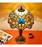 Abruzzo Lampa Stołowa Szklany Witraż E27 Capolavoro ABR-LS-CAPO2