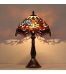 Abruzzo Lampa Stołowa Szklany Witraż E27 Capolavoro ABR-LS-CAPO2