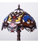 Abruzzo Lampa Stołowa Szklany Witraż E27 Capolavoro ABR-LS-CAPO2