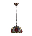 Pendant lamps - Abruzzo Glass Stained Glass Pendant Lamp E27 Capolavoro ABR-LW-CAPO1 - product 1