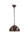 View Abruzzo Glass Stained Glass Pendant Lamp E27 Capolavoro ABR-LW-CAPO1