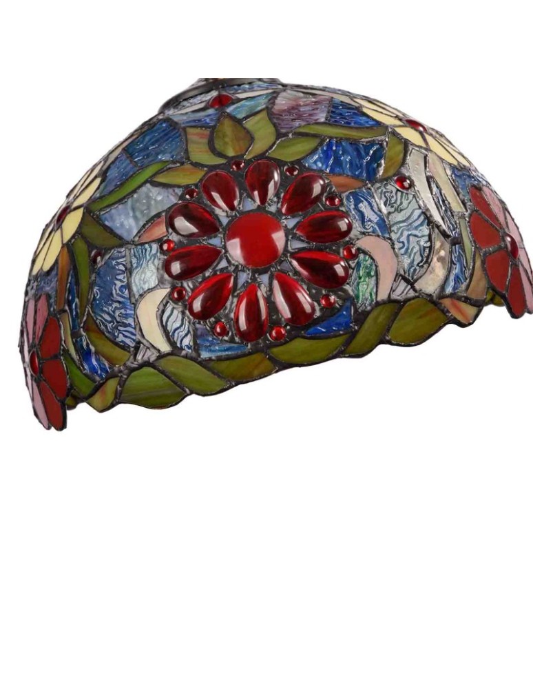 Pendant lamps - Abruzzo Glass Stained Glass Pendant Lamp E27 Capolavoro ABR-LW-CAPO1 - product kolory-swiatla.pl 2