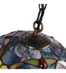 Pendant lamps - Abruzzo Glass Stained Glass Pendant Lamp E27 Capolavoro ABR-LW-CAPO1 - product 3