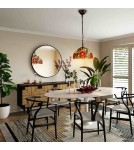 Abruzzo Lampa wisząca Szklany Witraż E27 Capolavoro ABR-LW-CAPO1