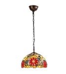 Pendant lamps - Abruzzo Glass Stained Glass Pendant Lamp E27 Capolavoro ABR-LW-CAPO1 - product 11