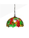 View Abruzzo Glass Stained Glass Pendant Lamp E27 Capolavoro ABR-LW-CAPO2