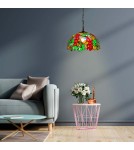 Abruzzo Lampa Wisząca Szklany Witraż E27 Capolavoro ABR-LW-CAPO2