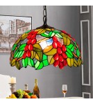Pendant lamps - Abruzzo Glass Stained Glass Pendant Lamp E27 Capolavoro ABR-LW-CAPO2 - product 5
