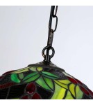 Abruzzo Lampa Wisząca Szklany Witraż E27 Capolavoro ABR-LW-CAPO2