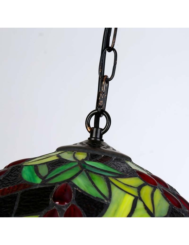 Pendant lamps - Abruzzo Glass Stained Glass Pendant Lamp E27 Capolavoro ABR-LW-CAPO2 - product kolory-swiatla.pl 9