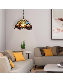 Abruzzo Glass Stained Glass Pendant Lamp E27 Capolavoro ABR-LW-CAPO3 - product 2