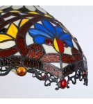 Pendant lamps - Abruzzo Glass Stained Glass Pendant Lamp E27 Capolavoro ABR-LW-CAPO3 - product 8
