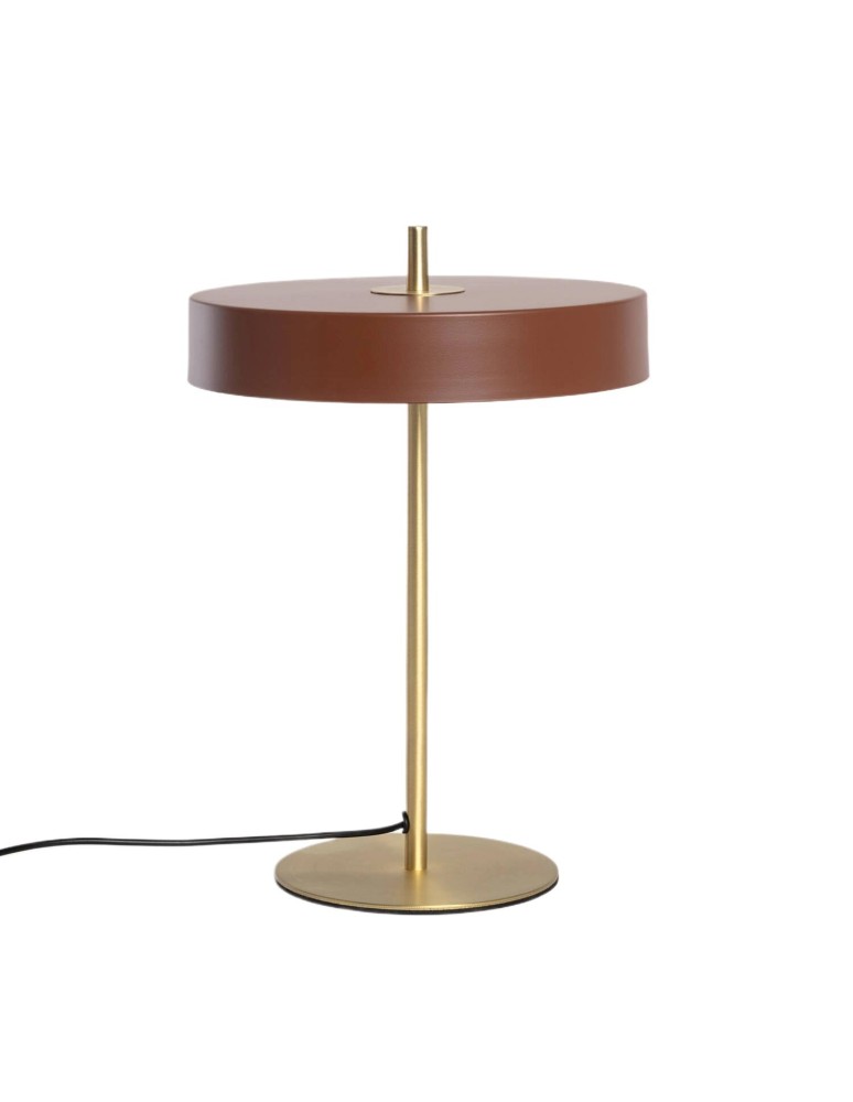 Abruzzo Lampa Stołowa Led 3,6W z przełącznikiem Brąz Tenor ABR-LBT-B