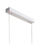 Pendant lamps over the island - Abruzzo Linear Lamp 30W CCT 2800-5000K white metal Vanguard ABR-LLV-30CCT-120-B. - product 4