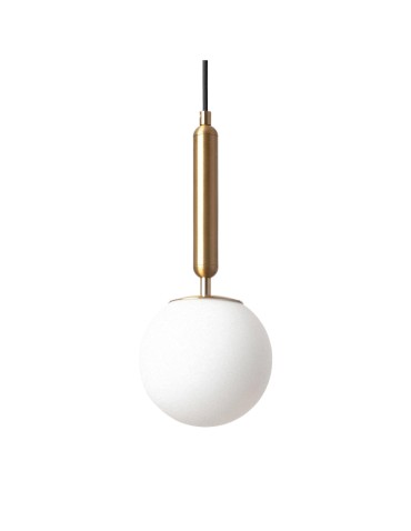 Abruzzo Glass Ball Pendant Lamp Ø15cm Gold Sigma ABR-LWSO-15S.