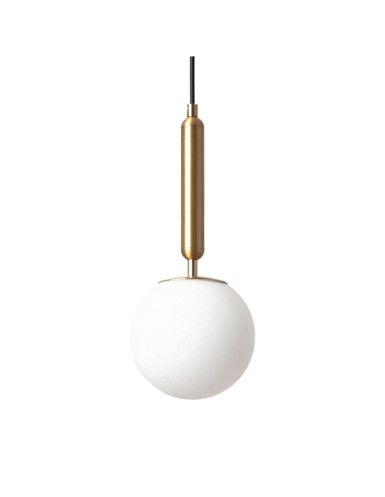Pendant lamps - Abruzzo Glass Ball Pendant Lamp Ø15cm Gold Sigma ABR-LWSO-15S. - product kolory-swiatla.pl 1
