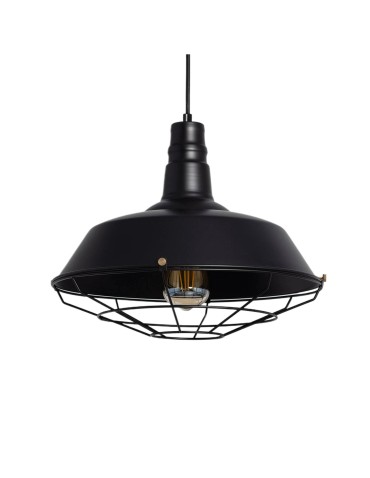 Abruzzo Retro Loft Pendant Lamp Black 36cm E27 Patrone ABR-RRP-SZ-E27