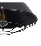 Abruzzo Lampa Wisząca Retro Loft Czarna 36cm E27 Patrone ABR-RRP-SZ-E27