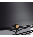 Abruzzo Lampa Wisząca Retro Loft Czarna 36cm E27 Patrone ABR-RRP-SZ-E27