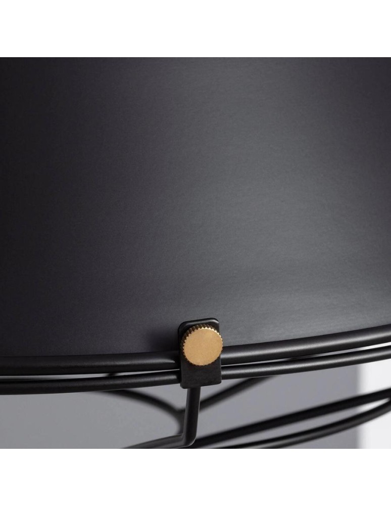 Abruzzo Lampa Wisząca Retro Loft Czarna 36cm E27 Patrone ABR-RRP-SZ-E27