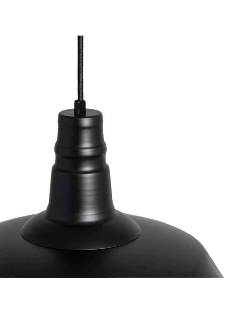 Abruzzo Lampa Wisząca Retro Loft Czarna 36cm E27 Patrone ABR-RRP-SZ-E27