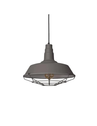 Abruzzo Retro Loft Pendant Lamp Grey 36cm E27 Patrone ABR-LSW-PAT