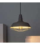 Pendant lamps - Abruzzo Retro Loft Pendant Lamp Grey 36cm E27 Patrone ABR-LSW-PAT - product 2