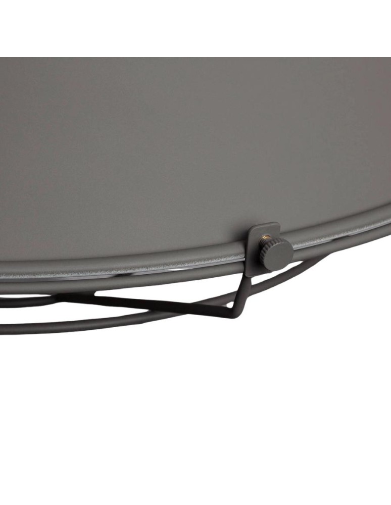 Pendant lamps - Abruzzo Retro Loft Pendant Lamp Grey 36cm E27 Patrone ABR-LSW-PAT - product kolory-swiatla.pl 3